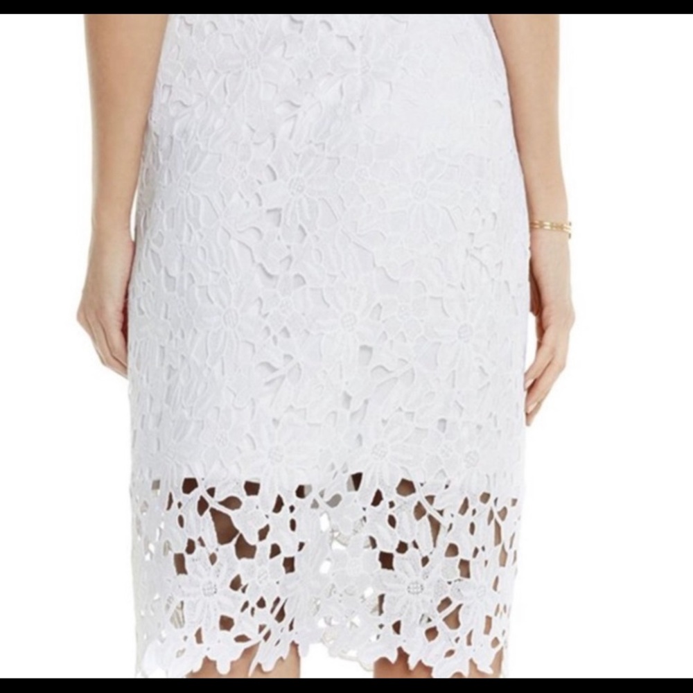 White lace midi skirt NWT Vince Camuto
